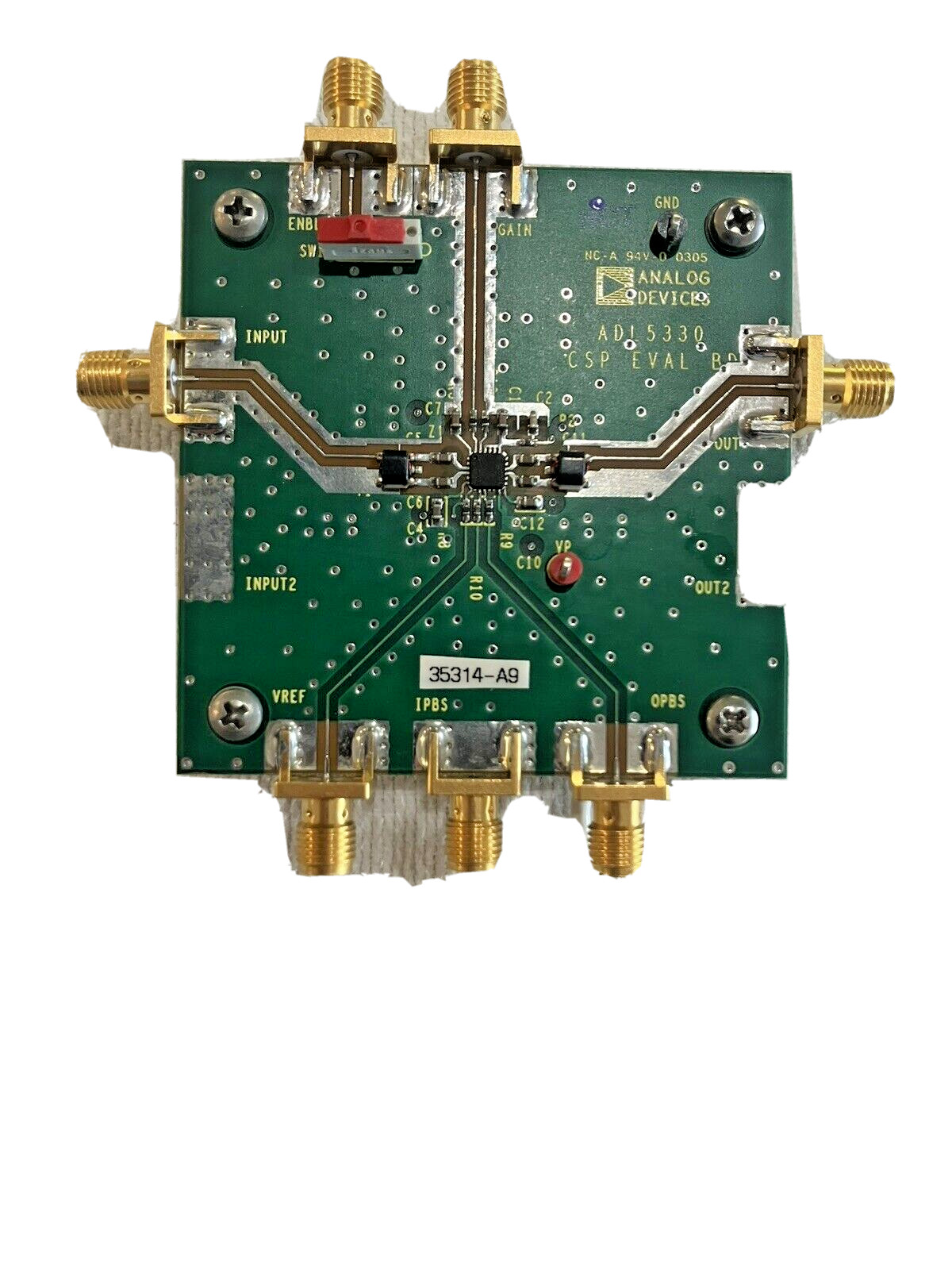 ADL5330  Analog Devices Eval 10 MHz to 3 GHz VGA with 60 dB Gain Control Range