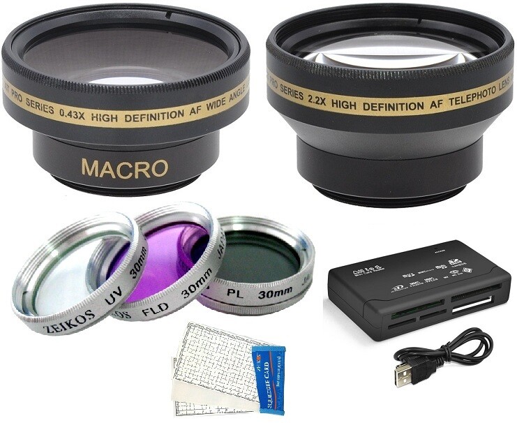 7Pc Super Saving HD Accessory Kit For Sony HDR-CX360V HDR-CX360