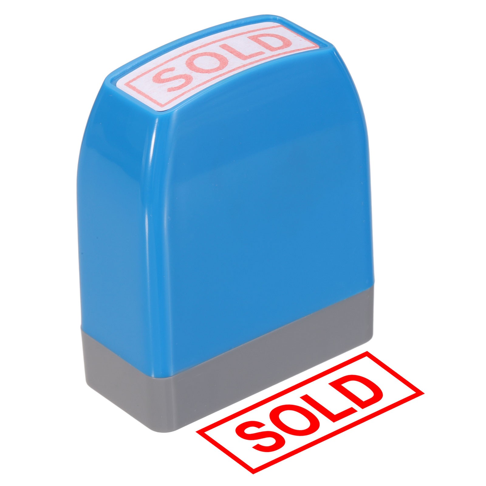 SOLD Notice Stamp Self Inking, Blue