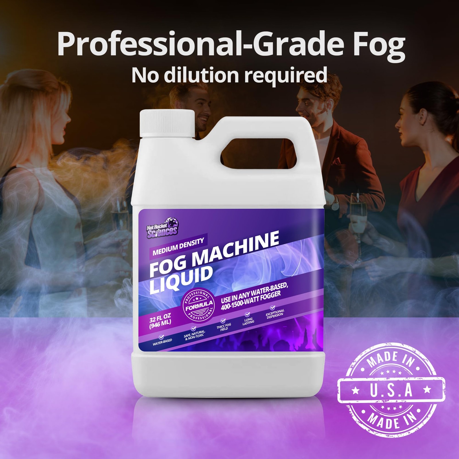 Fog Machine Liquid - 32oz Smoke Juice for 32 oz (1 Quart)