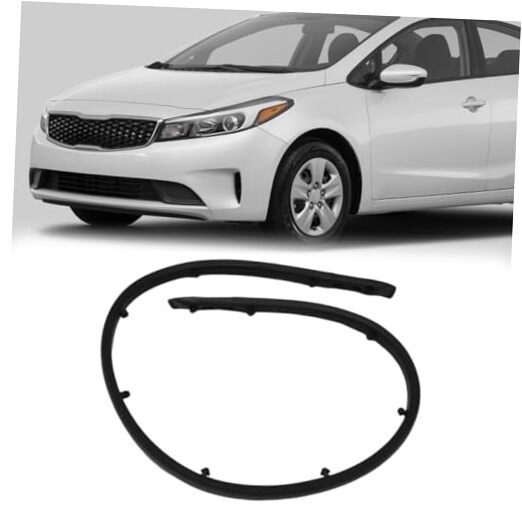 Car Front Bumper Hood Seal Strip Rubber Trim for 2017-2018 Kia Forte 86357