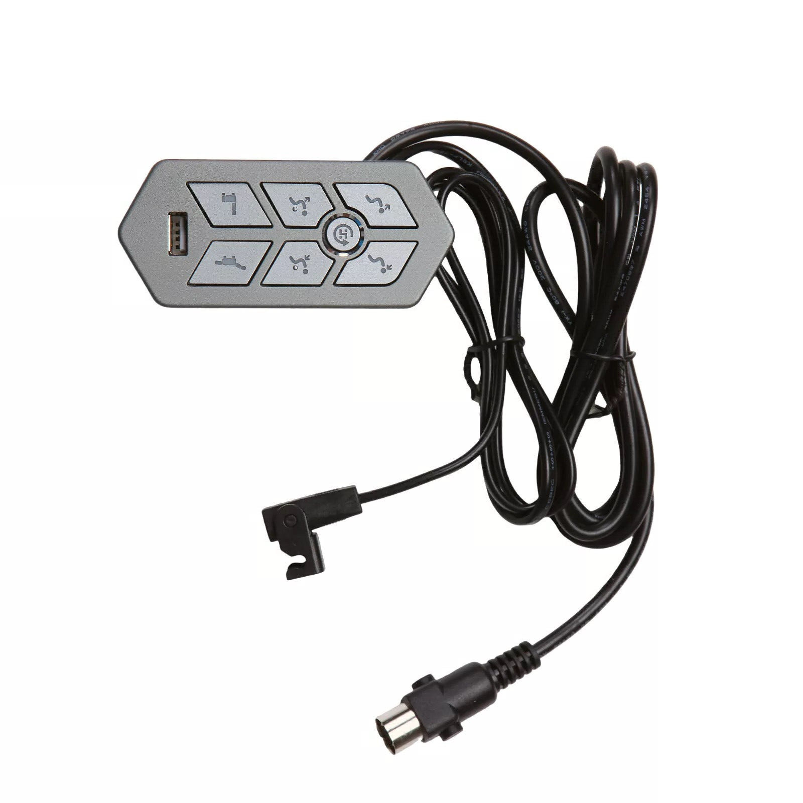 Emomo 7 Button 5 Pin Hand Control Switch TRG with USB for Recliner Lift Chairs