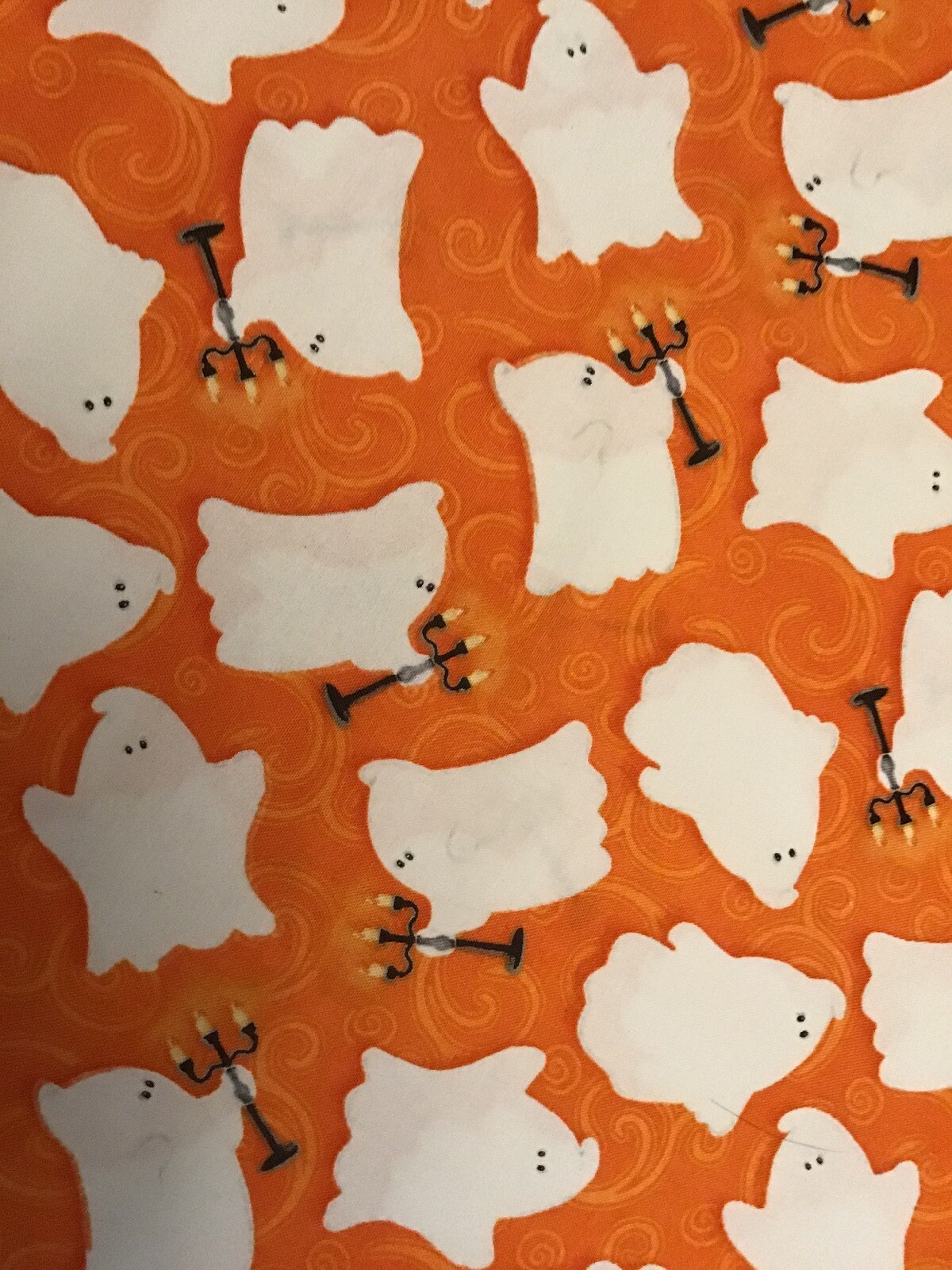 Fabric Ghosts Glow in the Dark 6966, sold by the yard