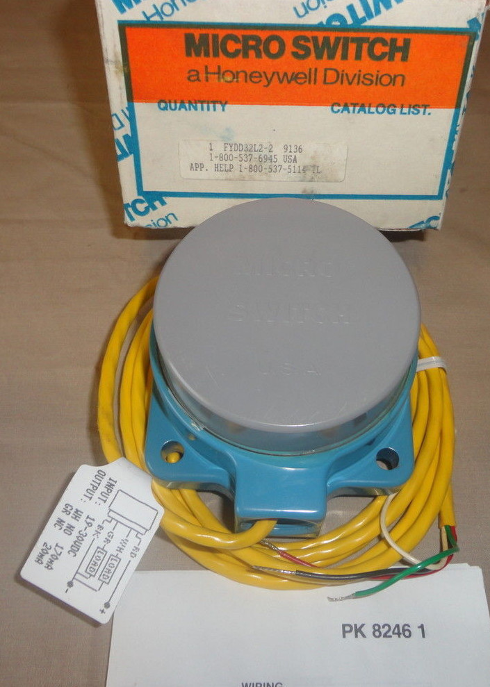 HONEYWELL FYDD32L2-2 PROXIMITY SWITCH MIRCOSWITCH FYDD32L22 NEW