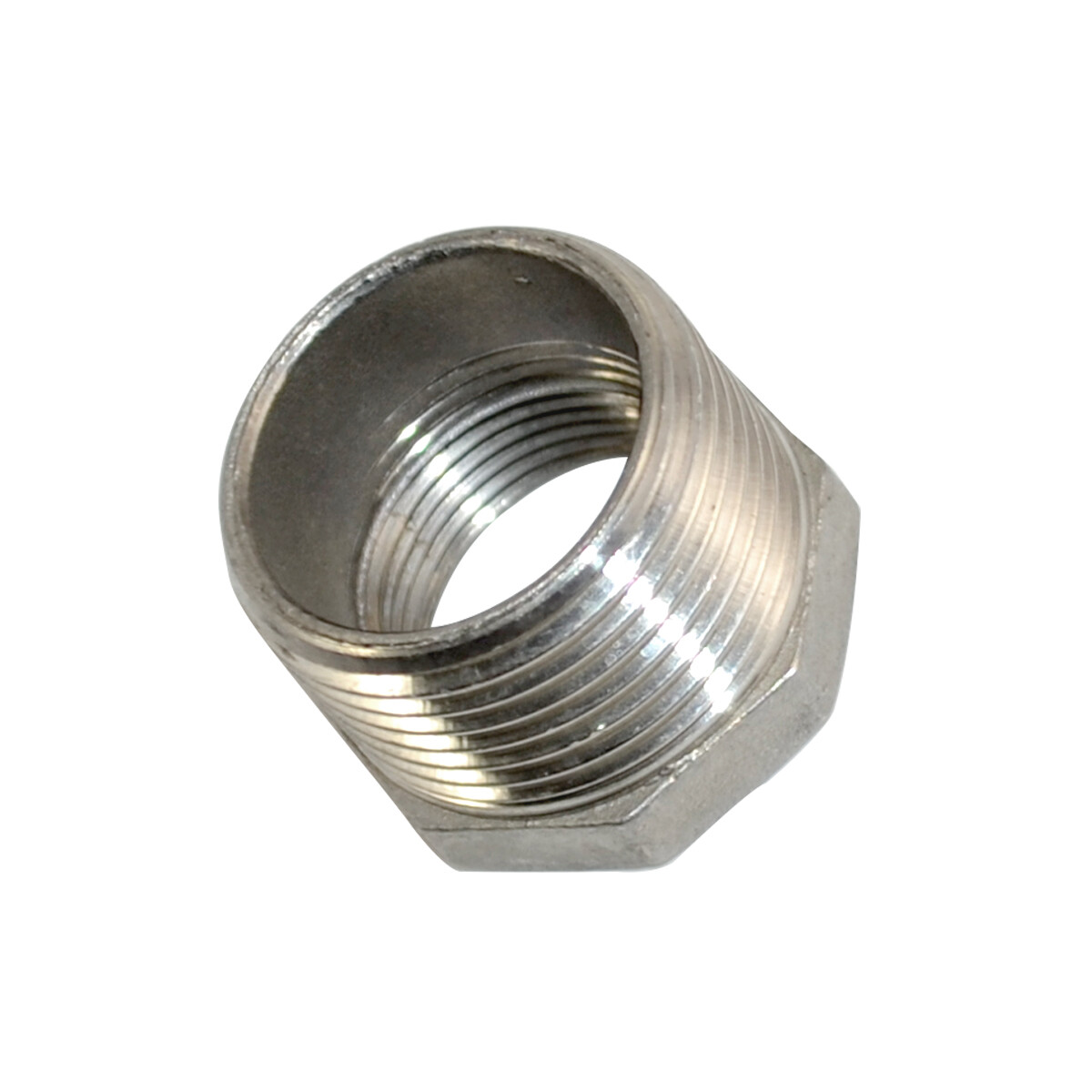 1" to 3/4" NPT threaded SS 304 HEX Reducing bush adapter Reducer Fitting Adapter