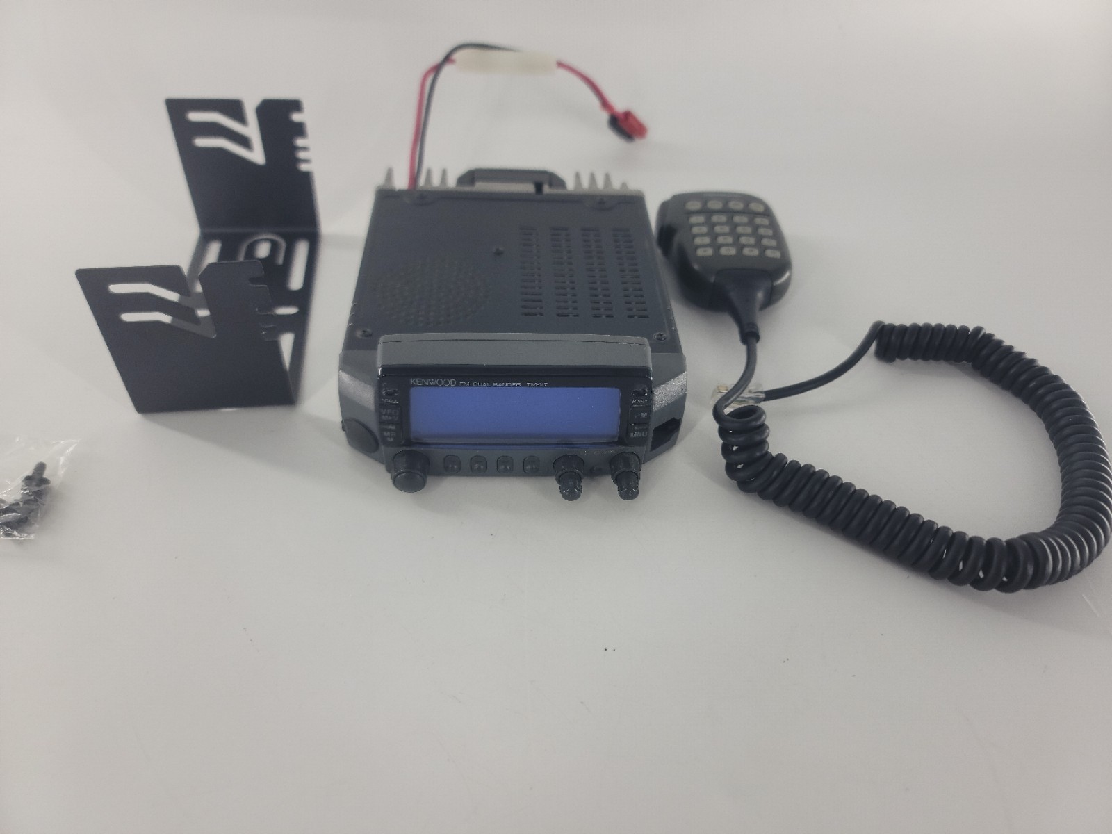 Kenwood TM-V7A 144/430MHz Dual Bander Ham Radio, Remote Mount, Microphone & more