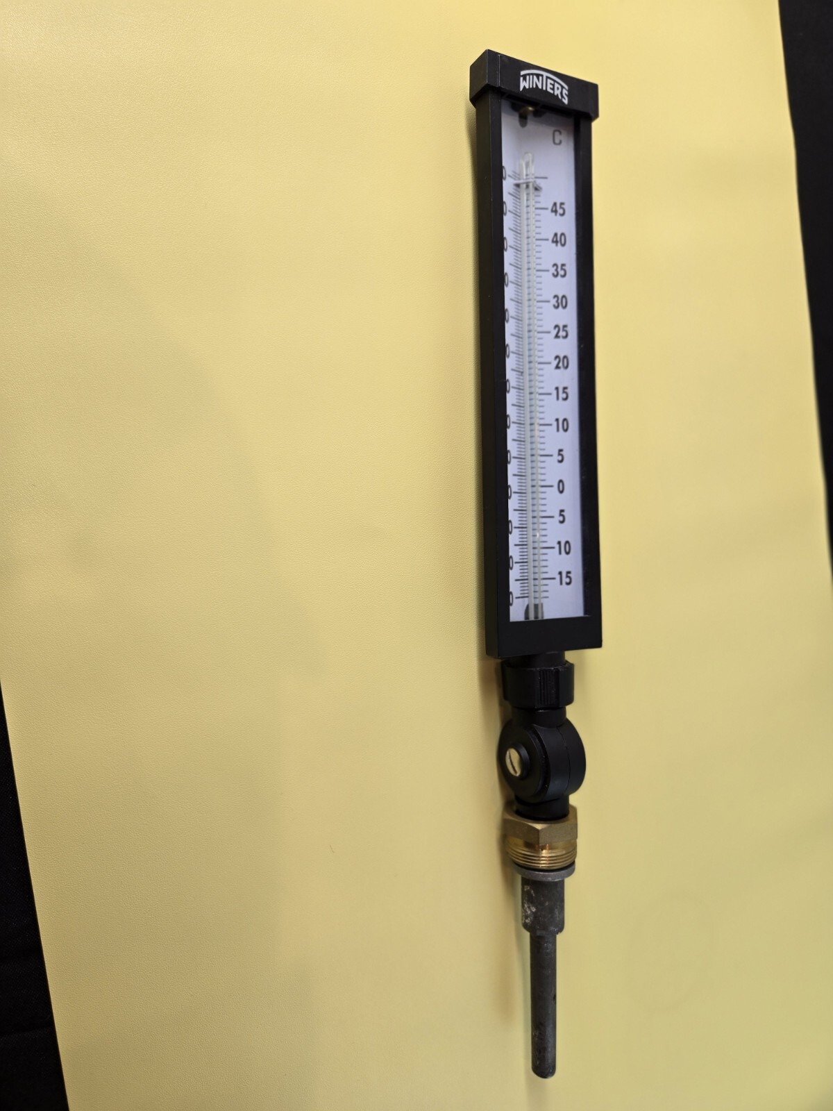 Winters TIM102 Industrial 9" Thermometer, 3.5" Valox Case, 0 to 120°F (-15 to...