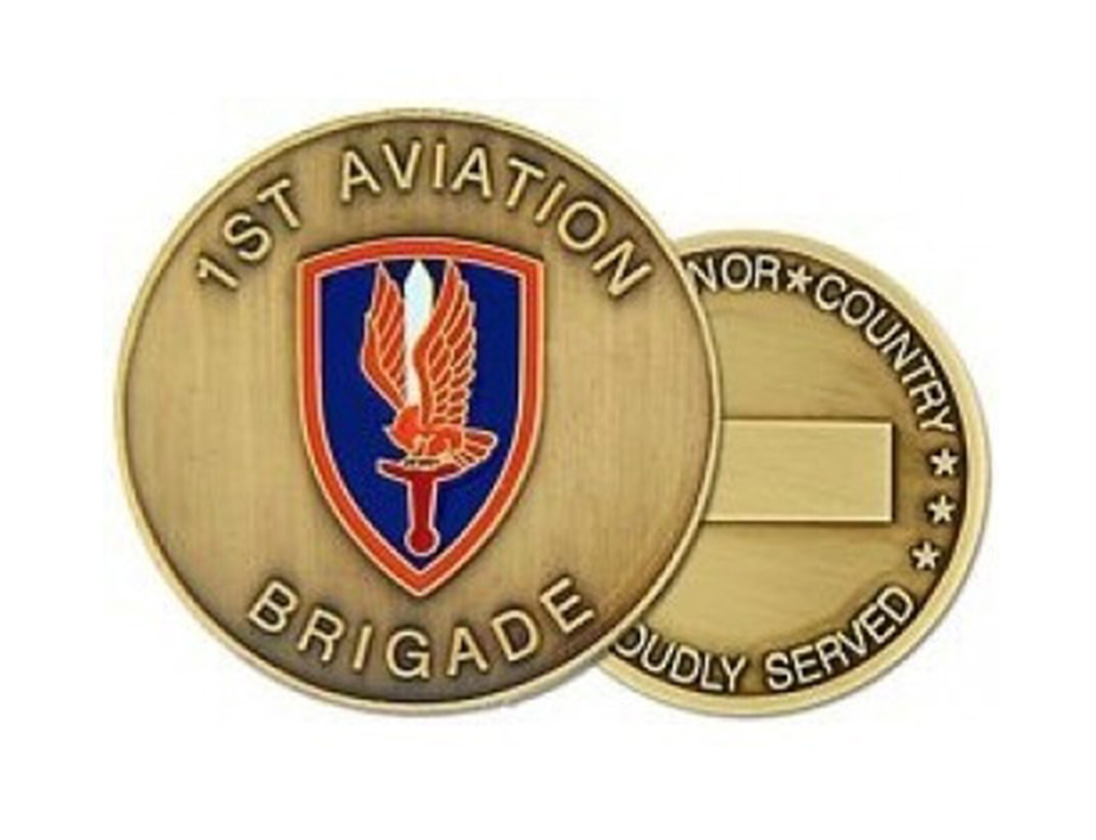 US Army 1st Aviation Brigade Challenge Coin (sold as each)