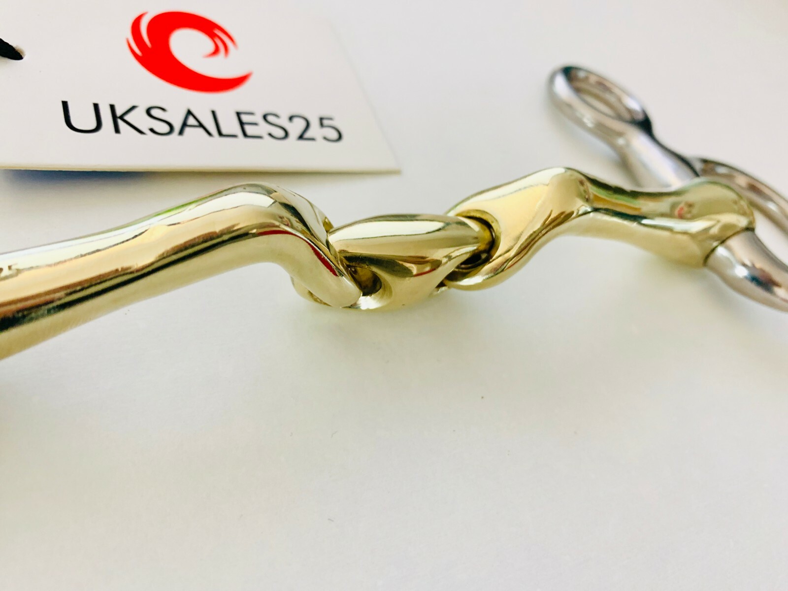 Hanging Cheek Snaffle Bit Connecting Angle (UKSALES25) Same Day Shipping