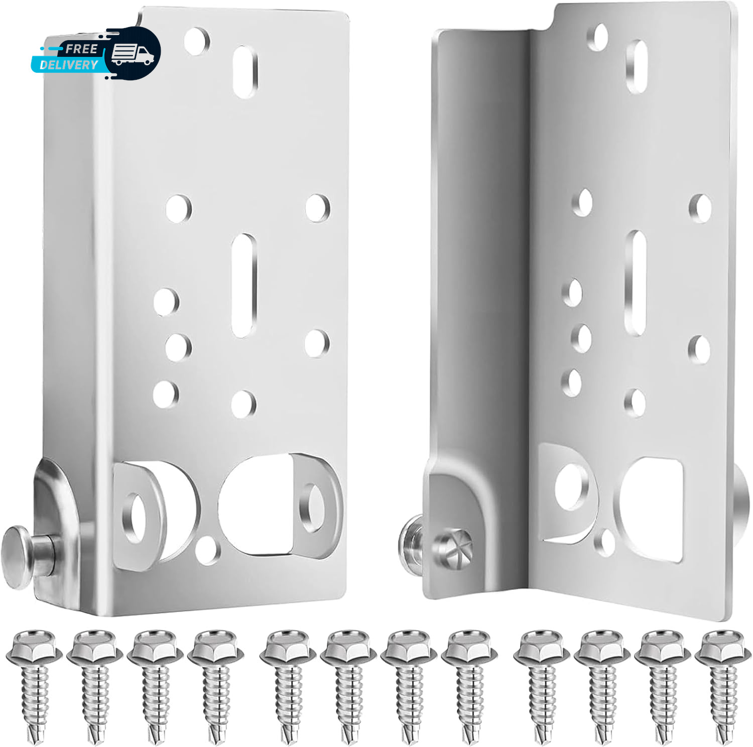 Garage Door Bottom Lifting Brackets  Bottom Brackets for 2" Track with 7/16