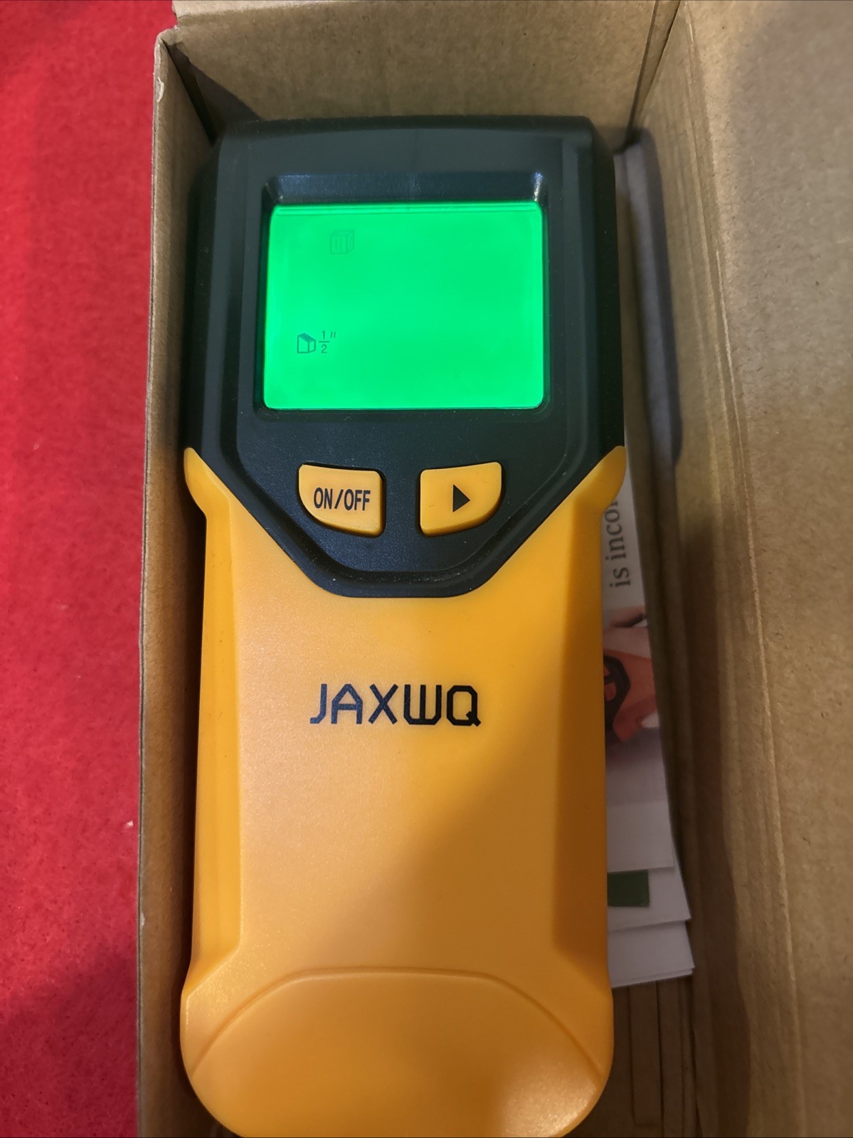 JAXWQ Stud Finder Wall Scanner Model TH410 Brand New Open Box 9v