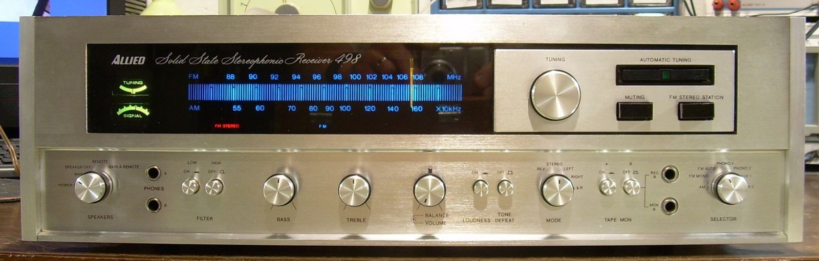 Allied 498 Stereo Receiver  (AKA PIONEER SX-2500) fully re-capped, exc cond.