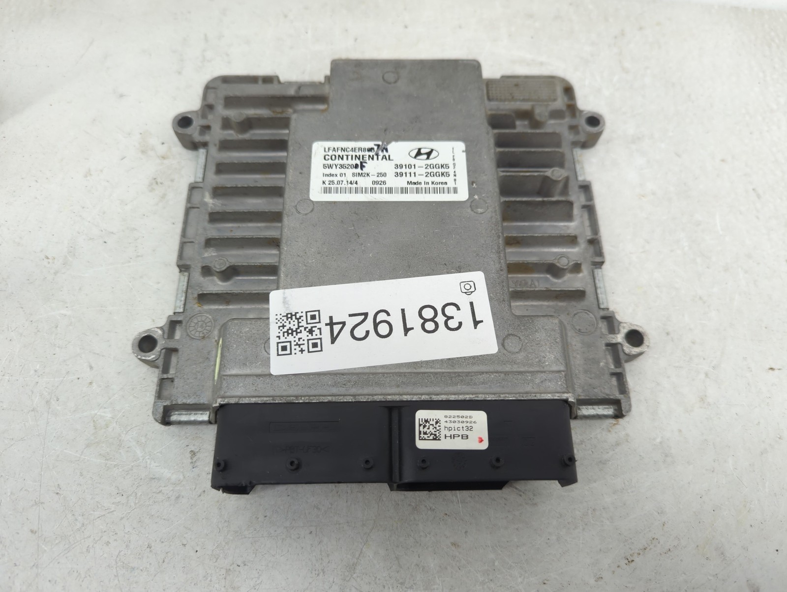 Hyundai Sonata Engine Control Computer Ecu Pcm Ecm Pcu Oem 39111-2ggk5 FQQUJ