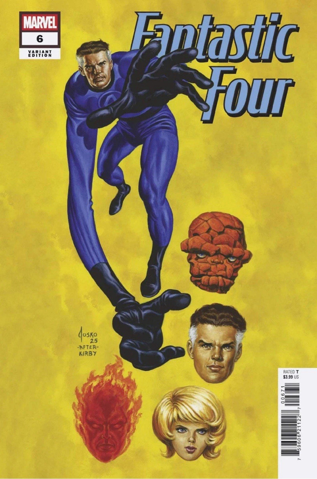 Fantastic Four #6 Joe Jusko Variant Comic Book First Print 2025