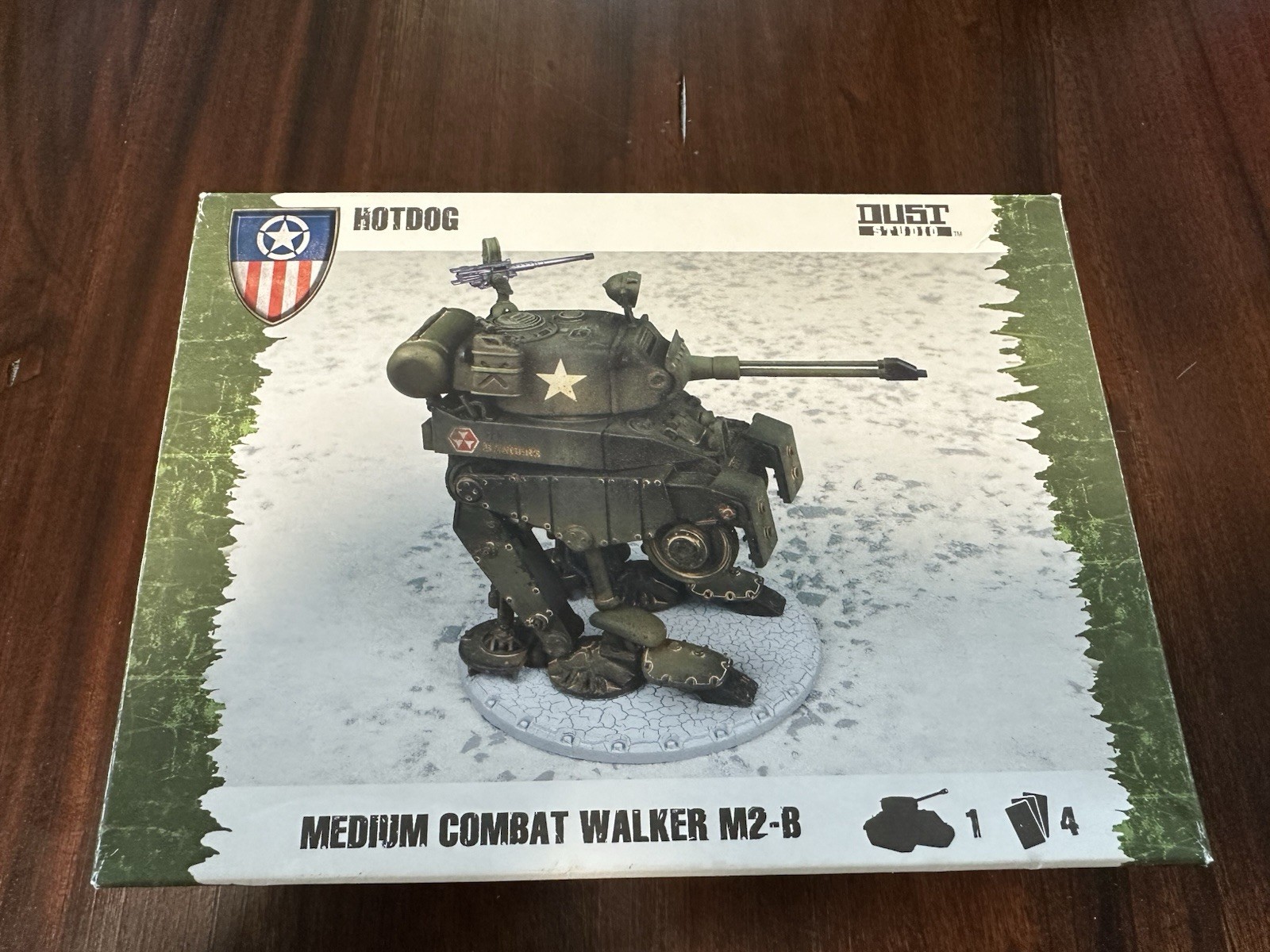 Dust Miniatures Hotdog Medium Combat Walker M2-B Dust Warfare D500 Unassembled