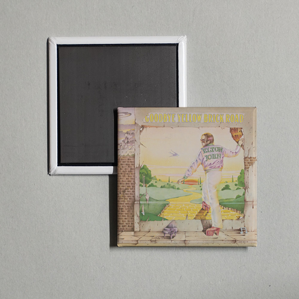 Elton John - Goodbye Yellow Brick Road (Remaste Album Cover Locker Fridge Magnet