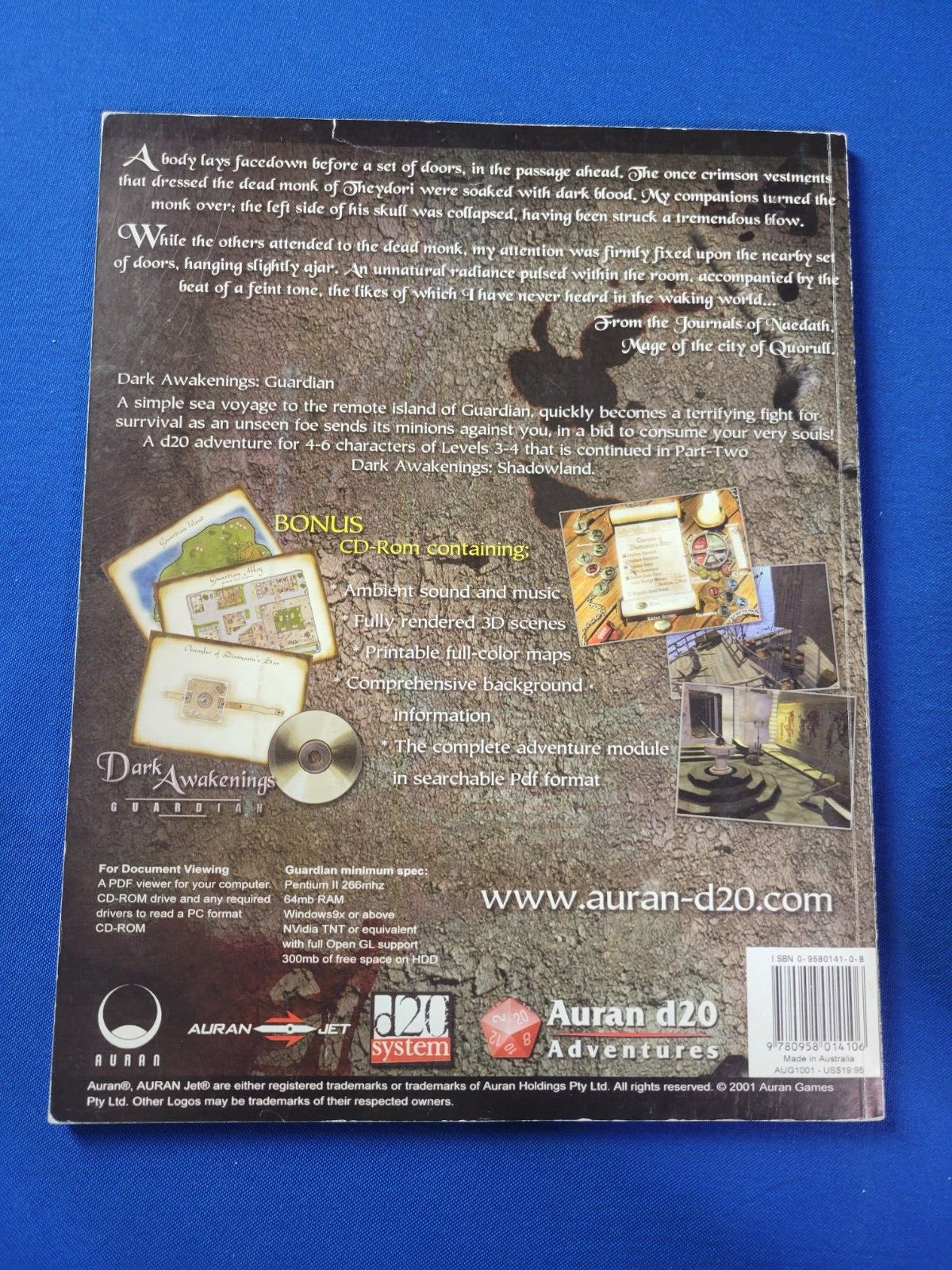 Dark Awakenings Guardian - Auran d20 Adventures
