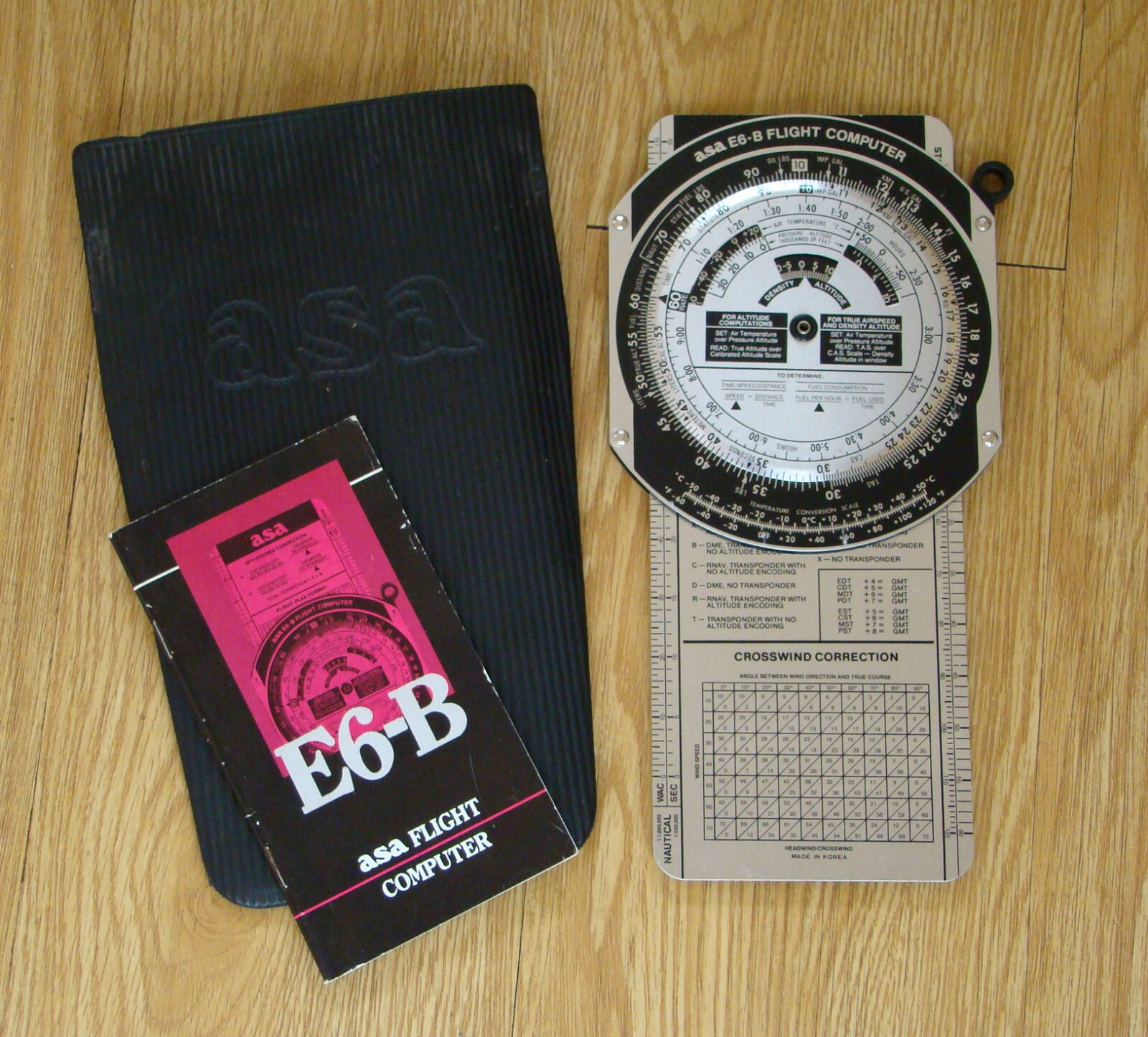 ASA E6-B Flight Computer + Manual Private Aircraft Tool flying