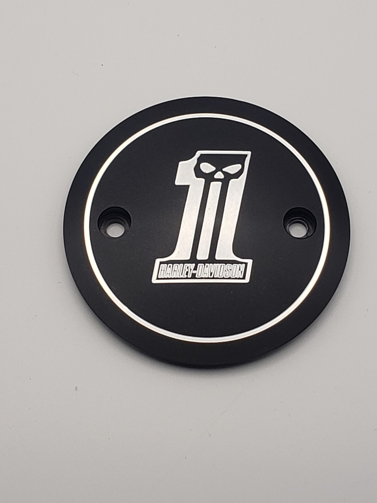 Genuine Harley Davidson Motorcycle Dark Custom Right Side Cover Emblem #25600033