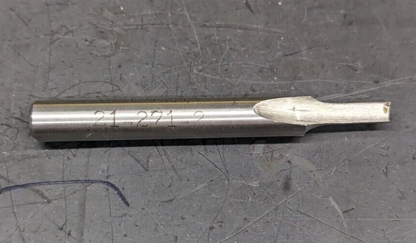 Tarpley Straight Router Bit 5/32" CD 1/4" SH HSS 21-271-2 Single Flute USA
