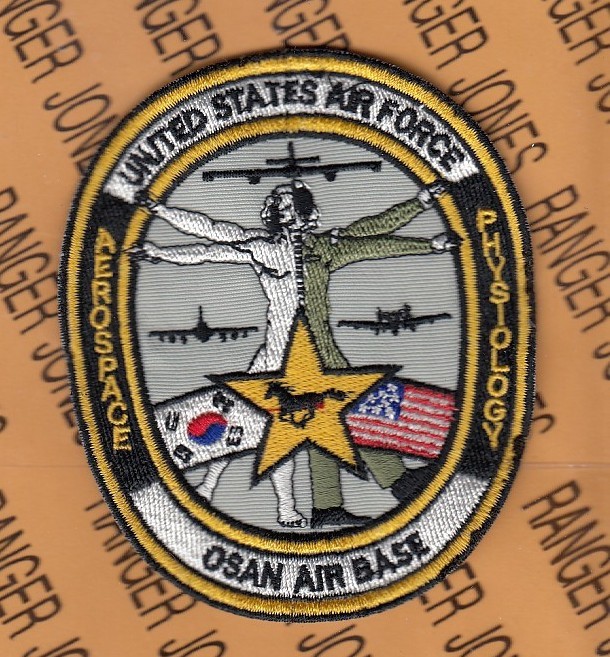 USAF Air Force Aerospace Physiology Osan AFB ~4" patch c/e