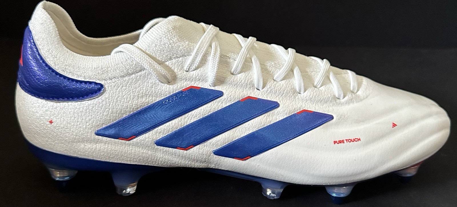 Adidas Copa Pure 2 Elite K White Blue Red Soccer Cleats Men Sz 5.5 New IG6395