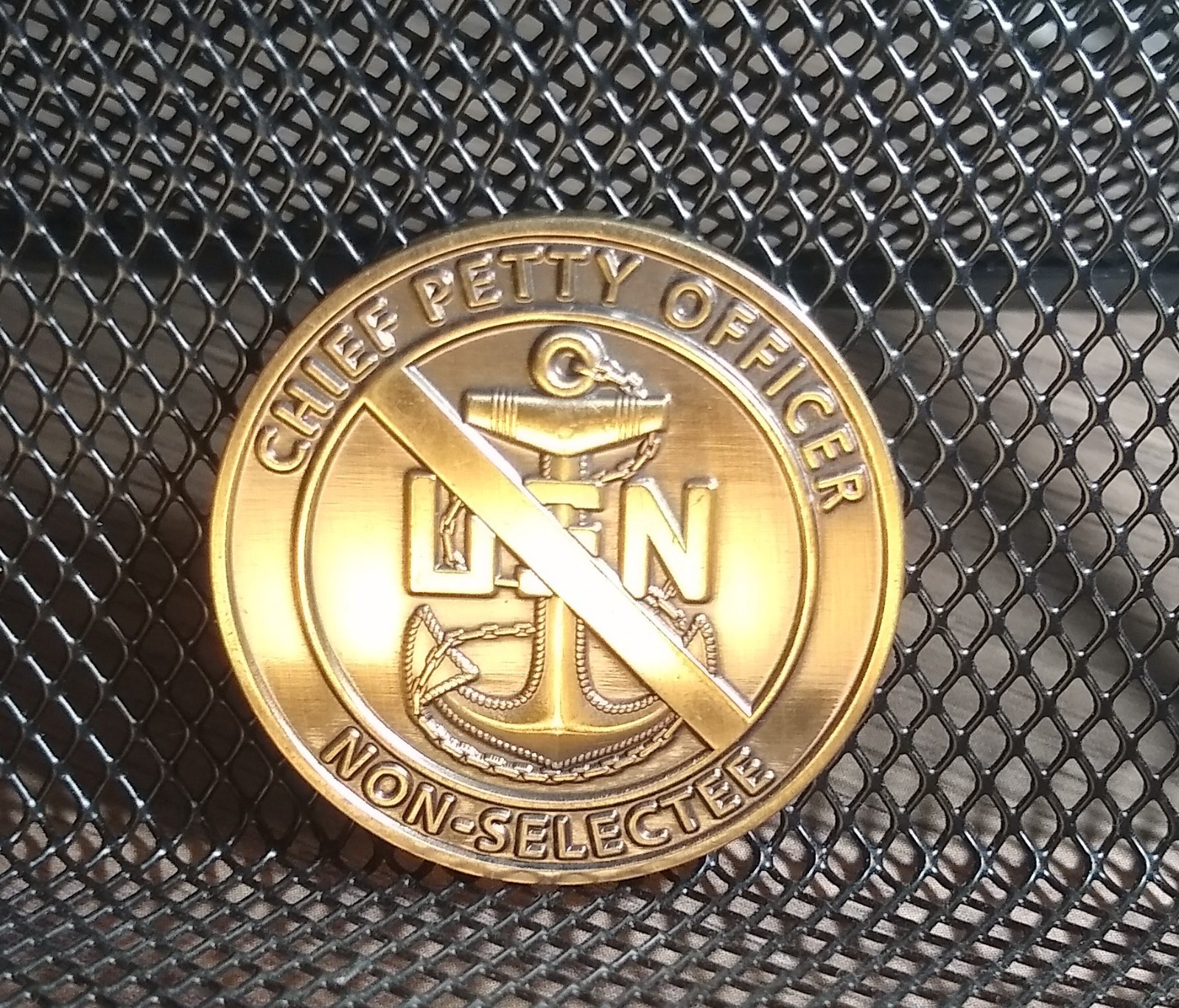 Non-Selectee Military Challenge Coins Navy