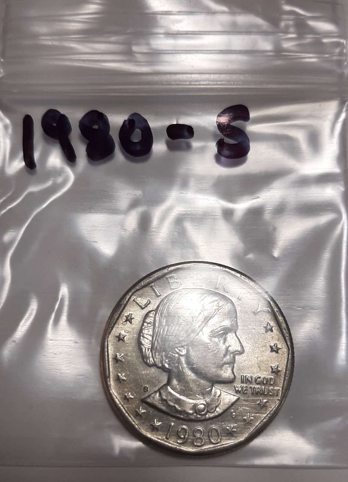 1980-S SUSAN B ANTHONY DOLLAR