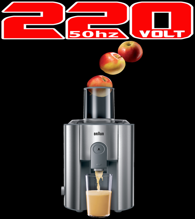 Braun J700 220 Volt 1000W Heavy Duty Juice Extractor Juicer 220V (NON-USA)
