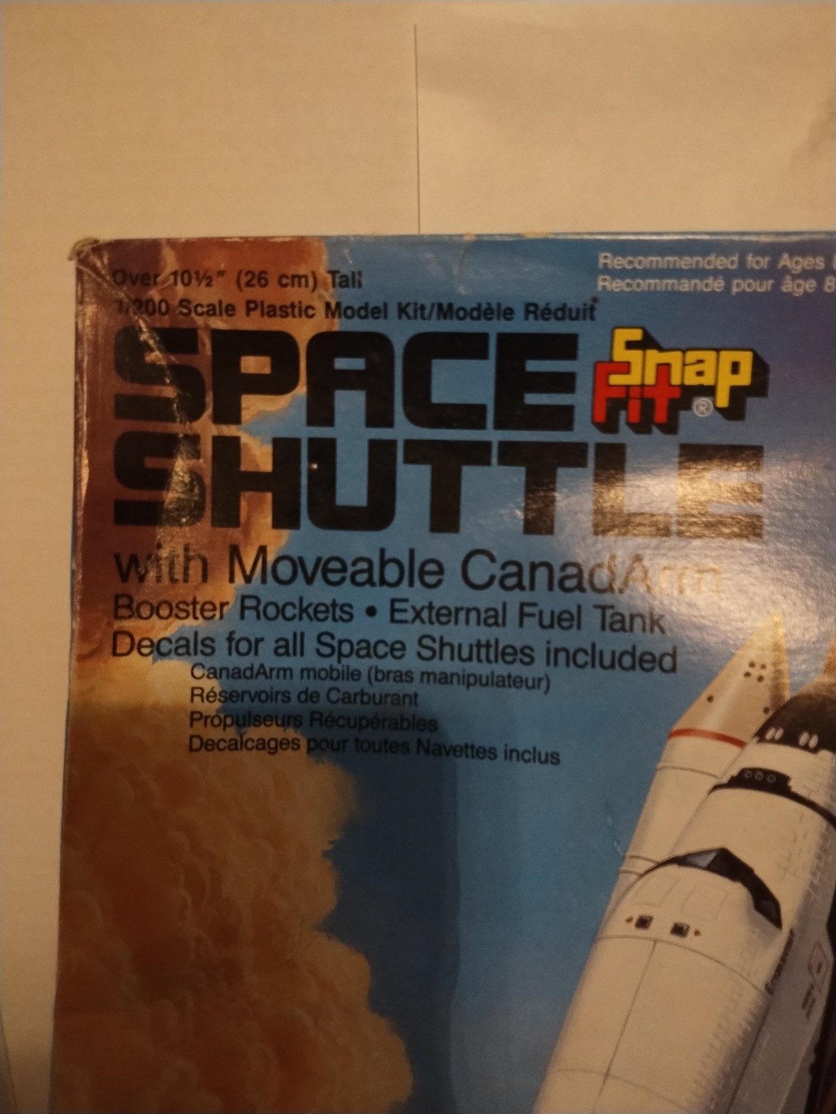 1995 Lindberg Snap Fit Space Shuttle Model Complete But Opened