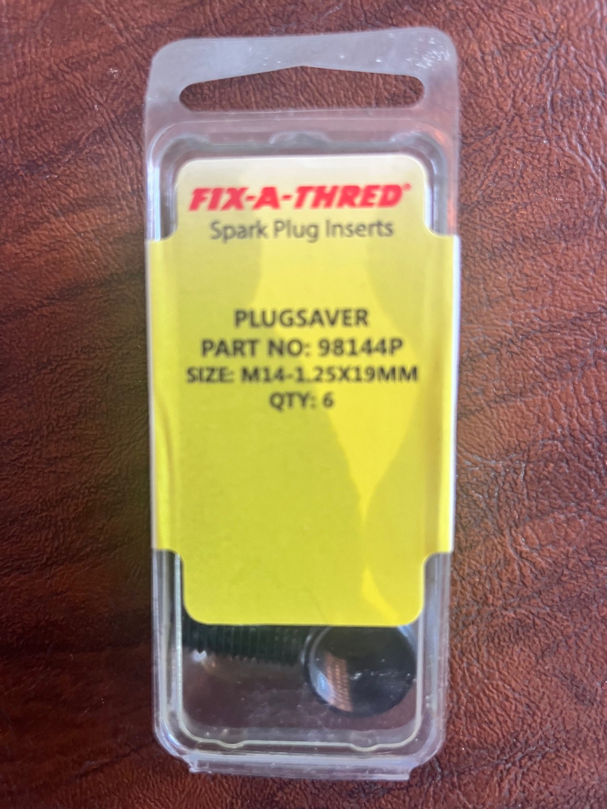 ASSORTMENT FIX-A-THRED REPAIR INSERTS 5 PACKAGES