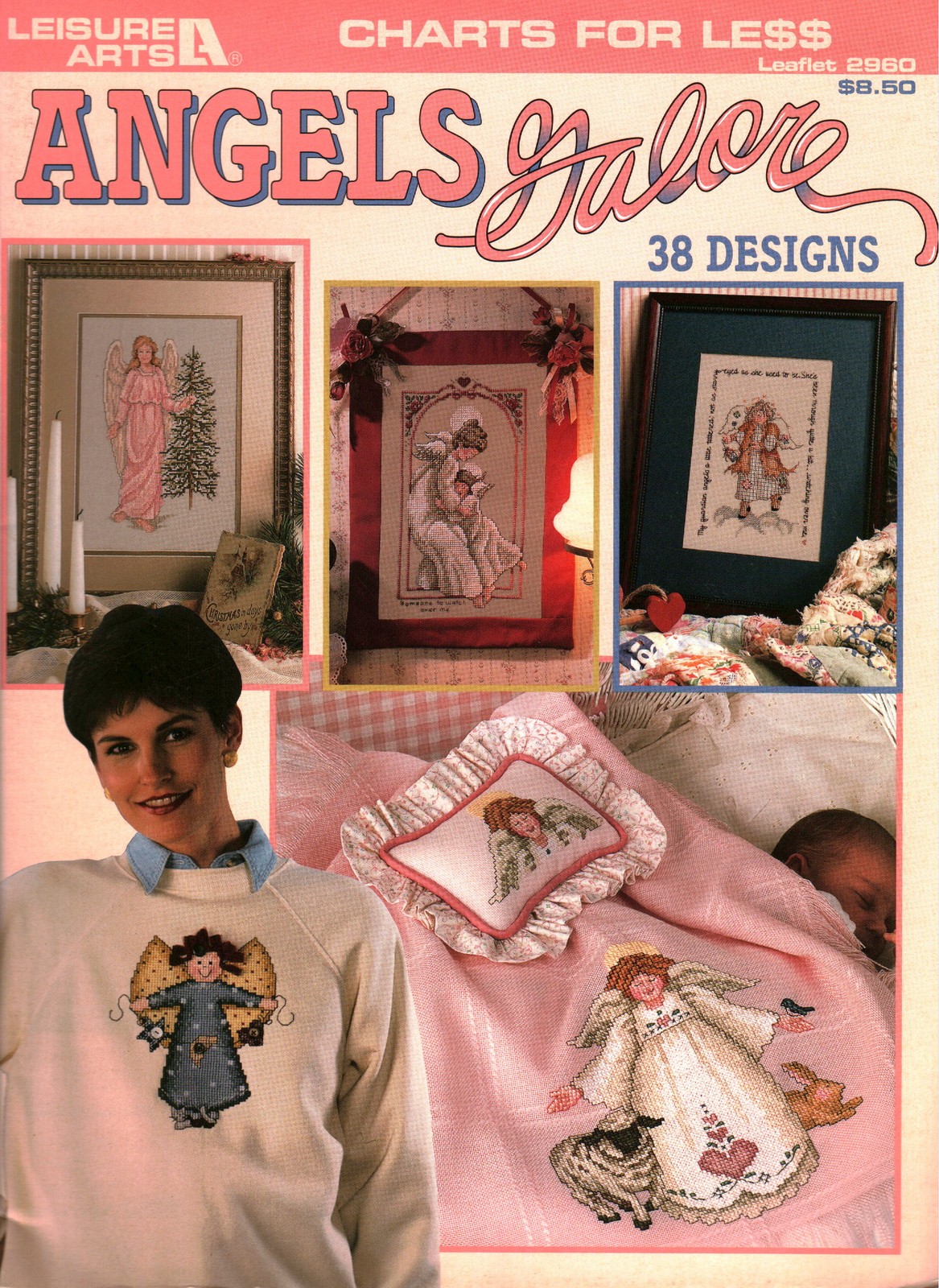 Angels Galore Counted Cross Stitch | Leisure Arts 2960