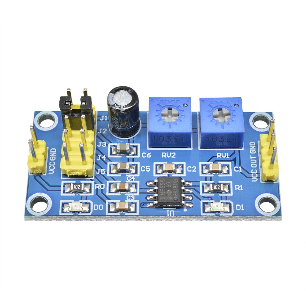 NE555 Duty Ratio Adjustable Pulse Generator Adjustable Small Signal Generator