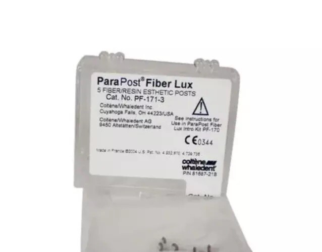 Coltene Whaledent PF17145 ParaPost Fiber Lux Posts Size #4.5 Blue 5/Pk