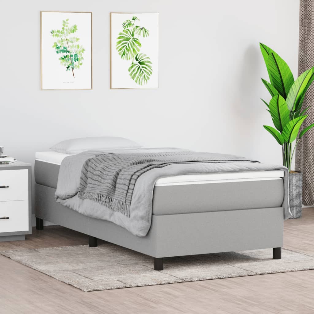 Dark Grey Upholstered Bed Frame for All Sizes vidaXL