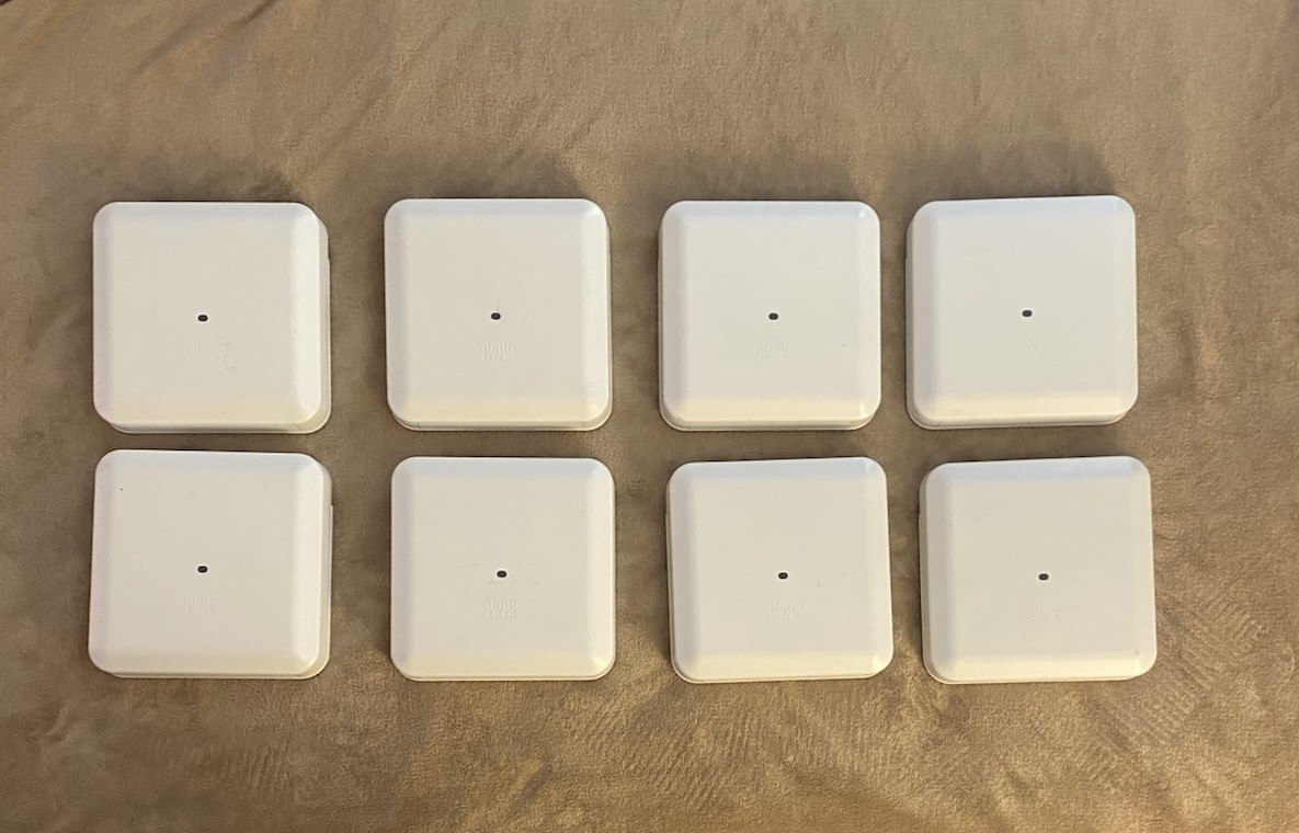 LOT of (8)Cisco AIR-AP3802I-B-K9 Aironet 3802 Series Wireless Access Point