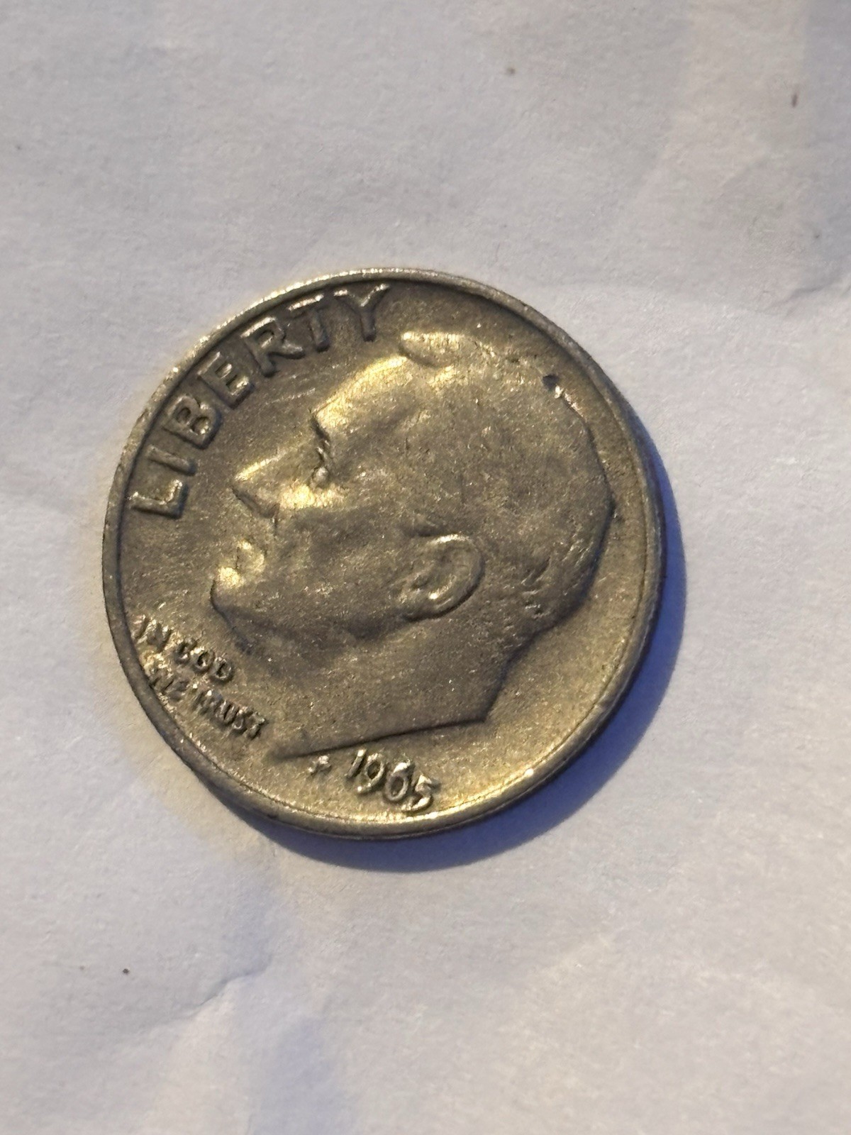 1965-P Roosevelt Dime