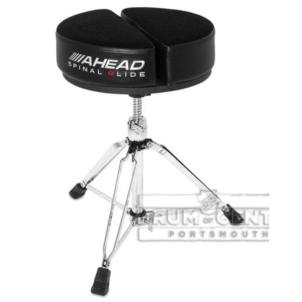 Ahead Spinal-G 3-Leg Round Drum Throne Black