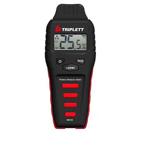 Triplett Ms120 Moisture Meter, Pinless, 1Indepth