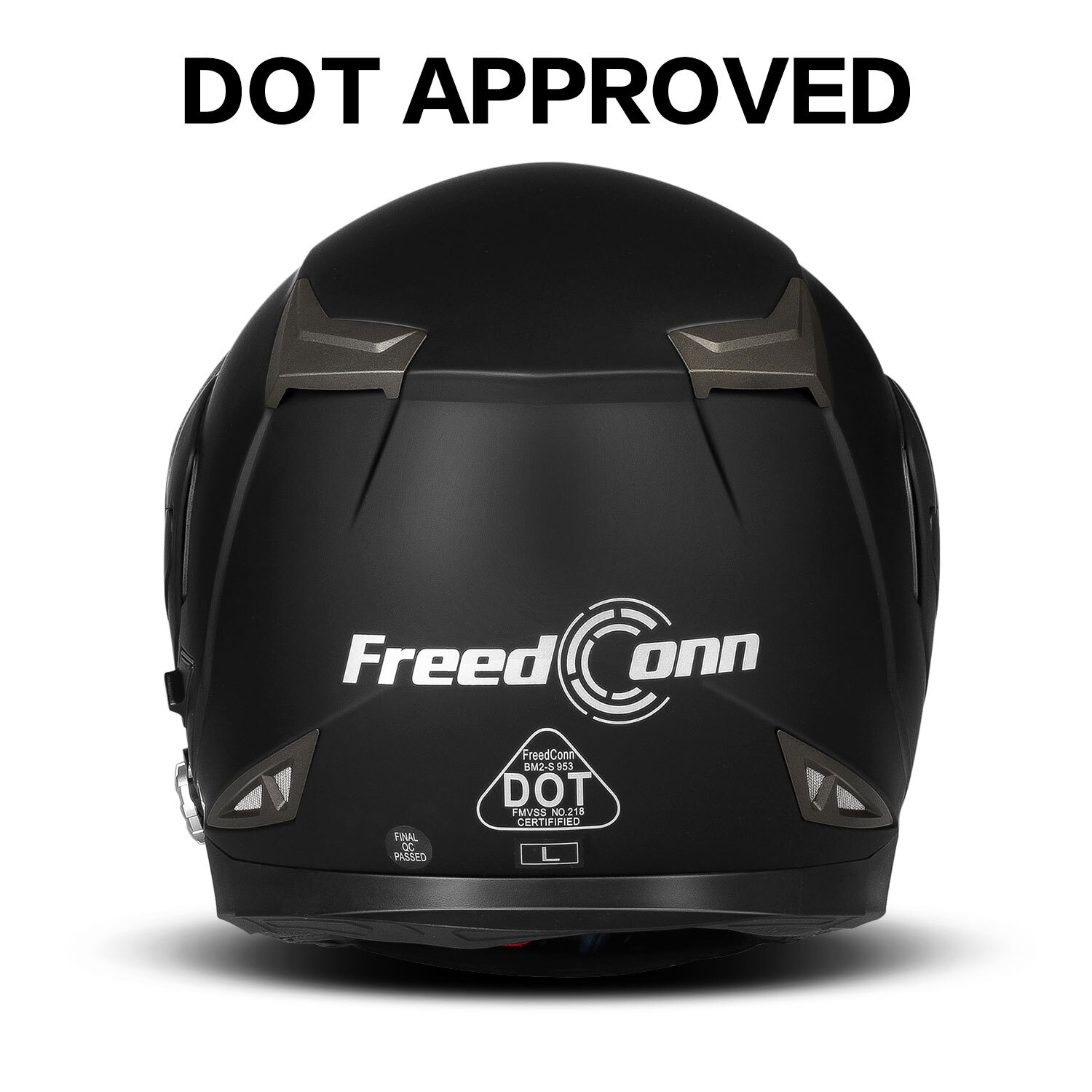Motorcycle Helmet Modular Dual Visor & Bluetooth Headset Intercom & Gloves DOT