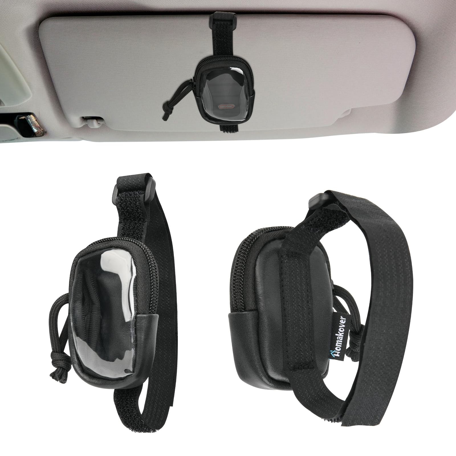 Garage Door Opener Holder for Visor, Carrying Case for Universal Garage/Gate ...