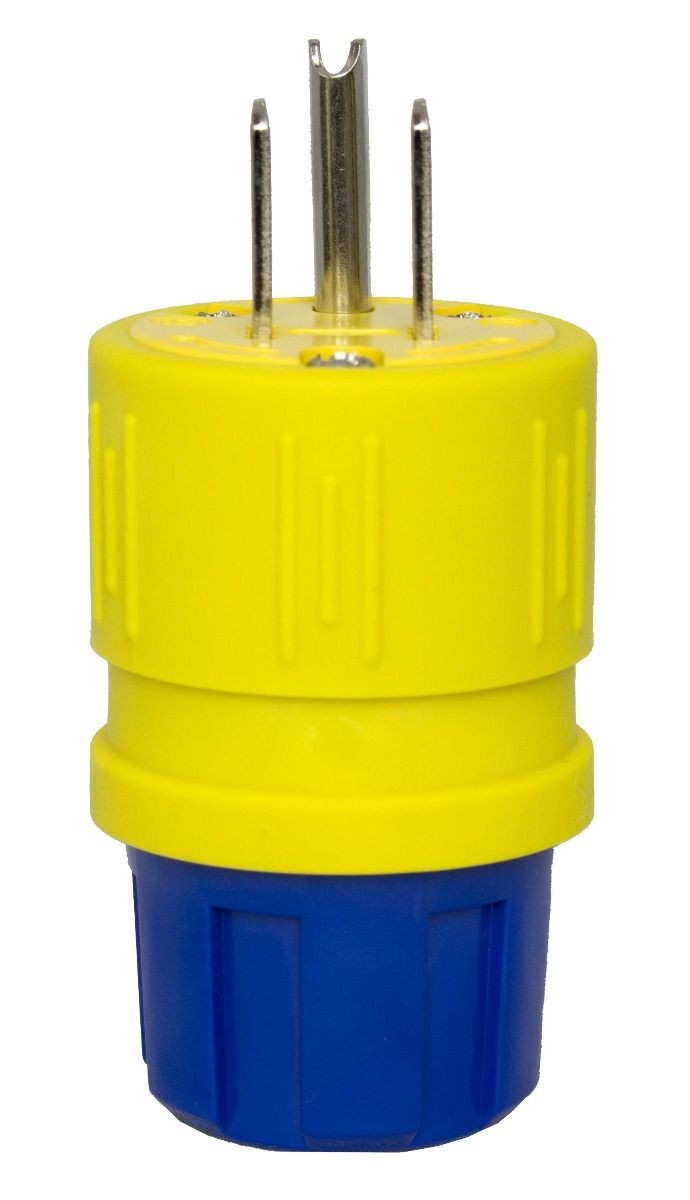 1510-PG Plug, Perma-Grip, 5-15, 2 Pole/3 Wire Straight Blade, 15 Amp, 125V