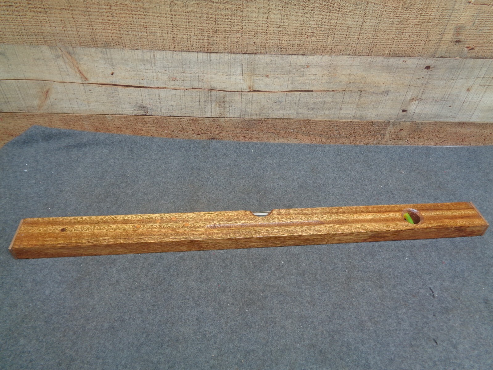 Wood & Brass Level 24" Long