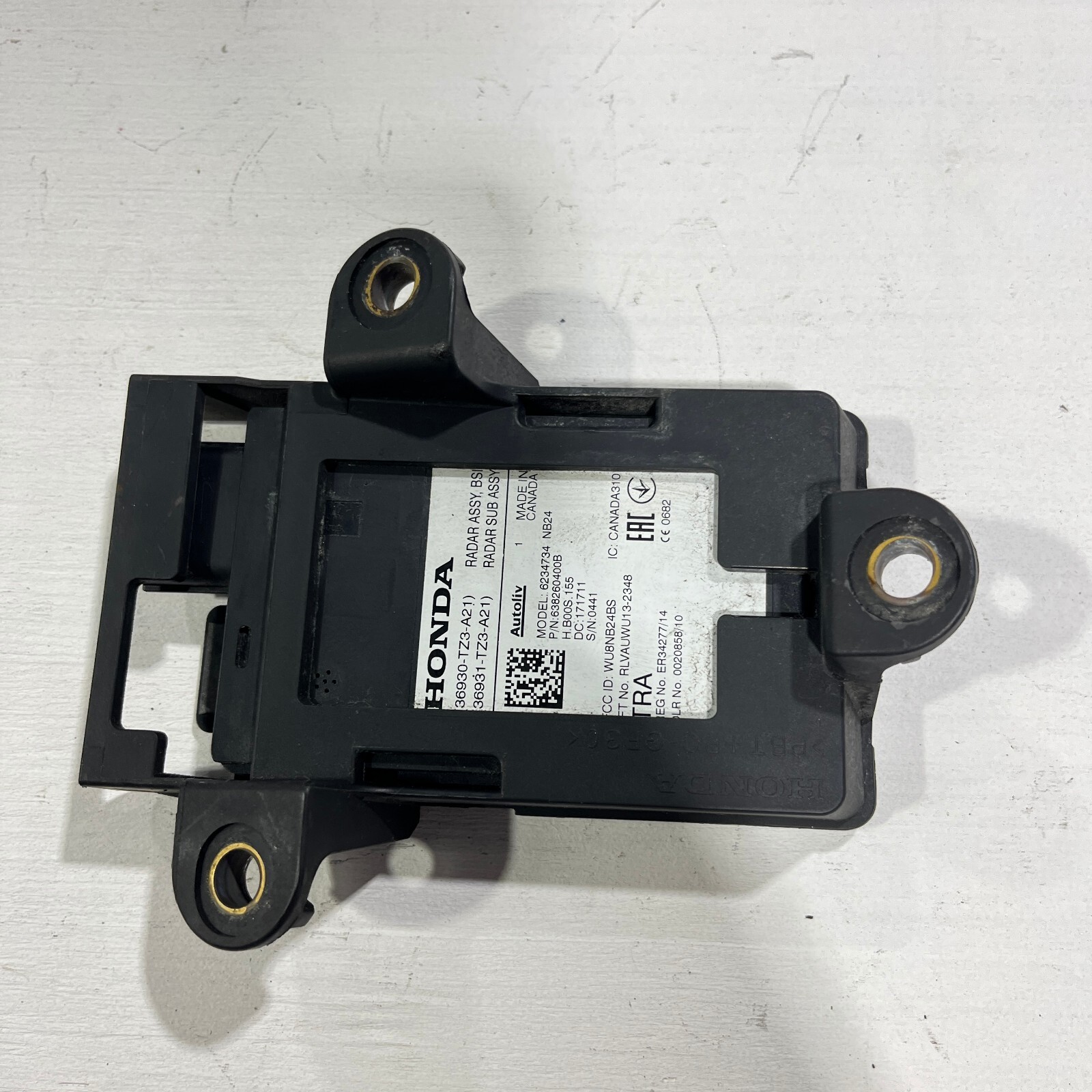 OEM Acura TLX 2018-2020 Rear Passenger Side Blind Spot Radar Control Module