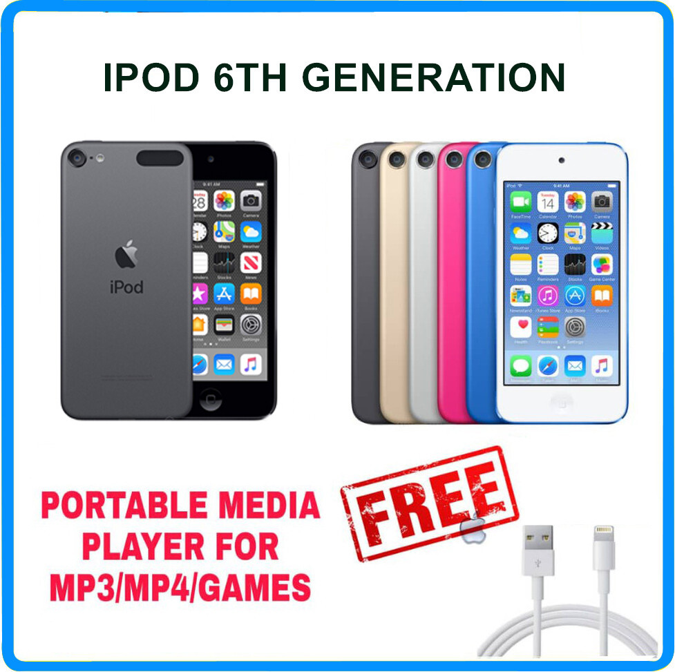 Apple iPod Touch 6th Generation Grey 16GB/32GB/64GB/128GB -- SEALED & WARRANTY