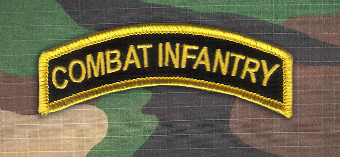 Combat Infantry Tab 'CVMA' style - Ranger - Airborne - Harley Davidson - OEF
