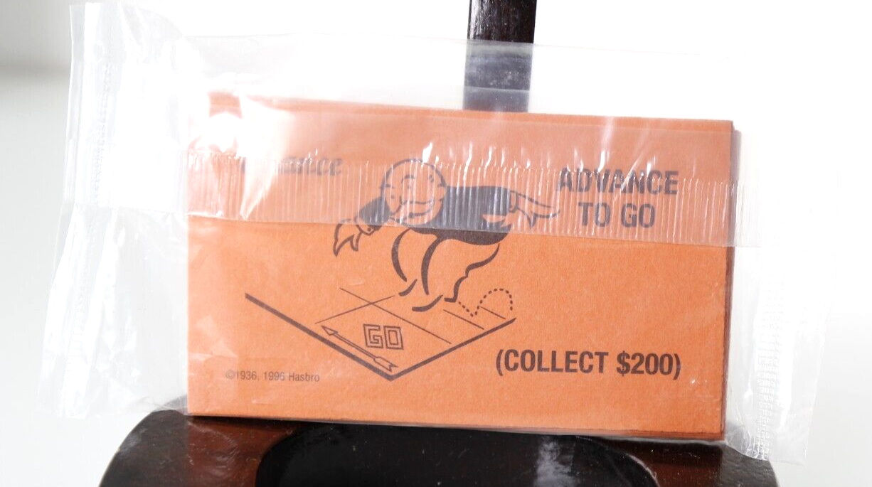 Sealed Monopoly Replacement Chance Cards 1996 Edition