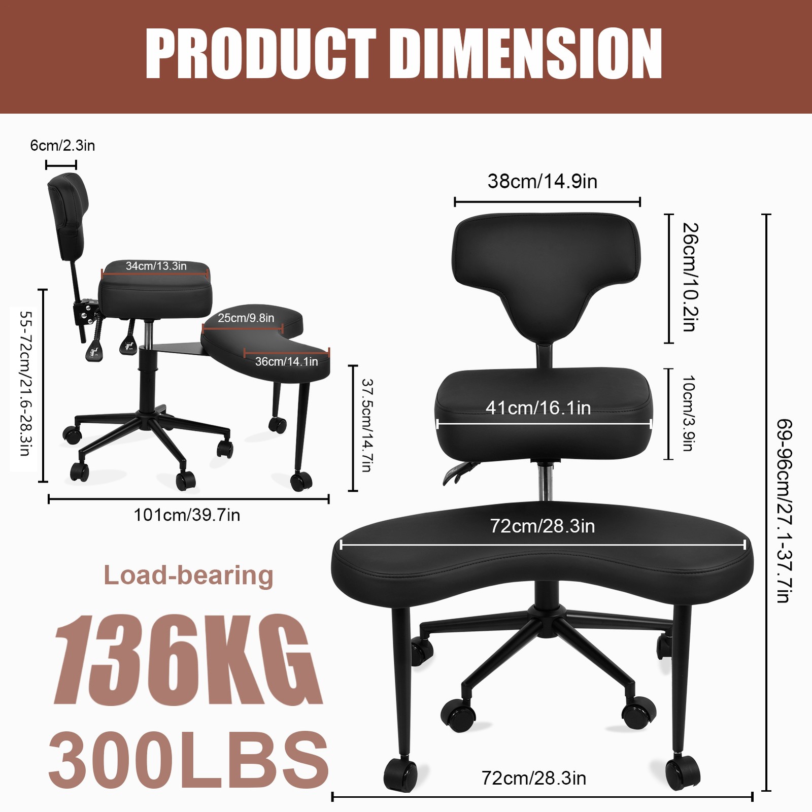 Meditation Cross Legged Armchair, ADHD Chair, Criss Cross Chair for Home Office