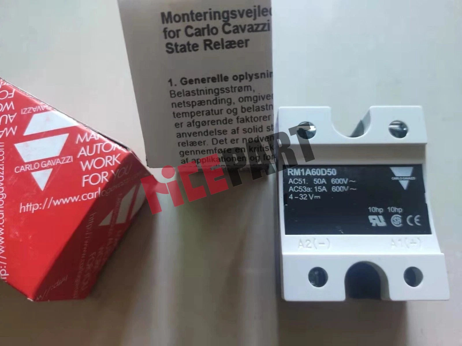 RM1A60D501PCS NEW Carlo Gavazzi Solid state relay RM1A60D50