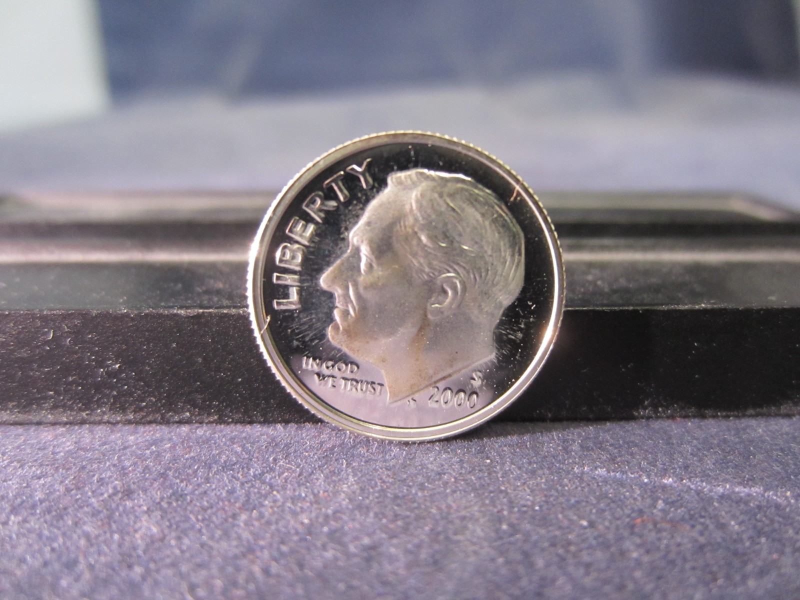 2000-S SILVER Roosevelt Dime Deep Cameo Mirror Proof - Upper Grading Ranges